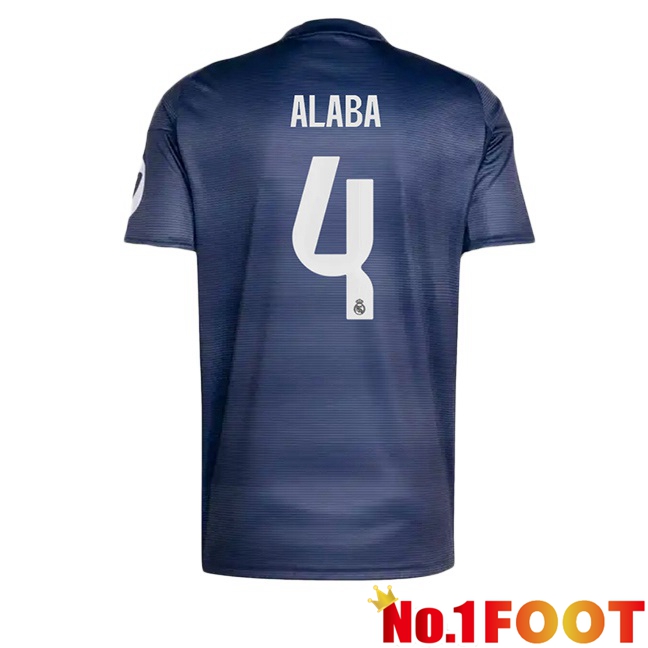 Real Madrid (Alaba 4) Away Soccer Jersey Blue Royal 2025/2026
