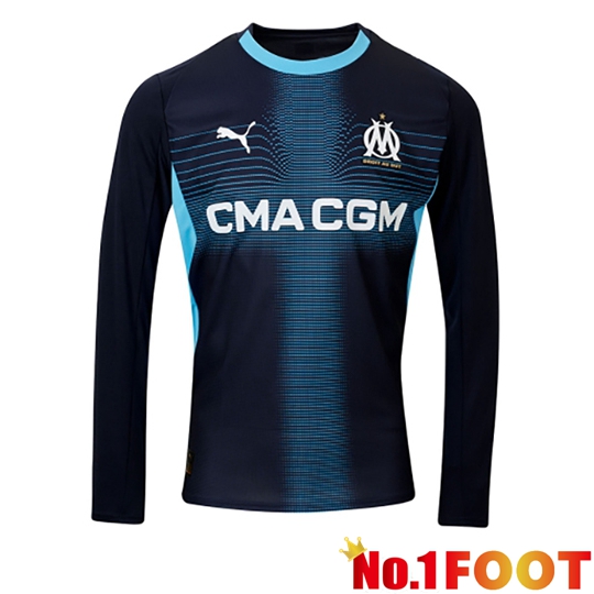 Marseille OM Long sleeve Away Soccer Jersey2025 2026