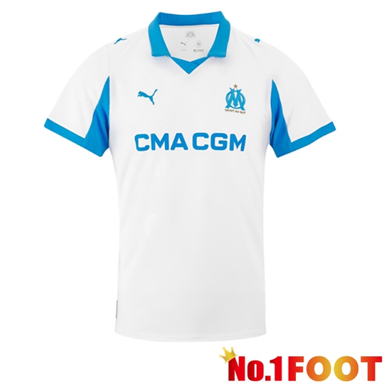 Marseille OM Home Soccer Jersey 2025 2026