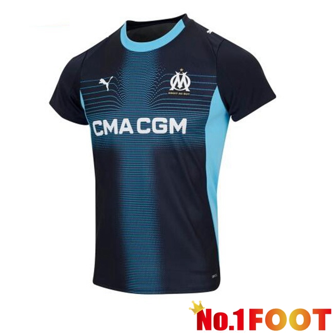 Marseille OM Women Away Soccer Jersey Blue Royal 2025/2026