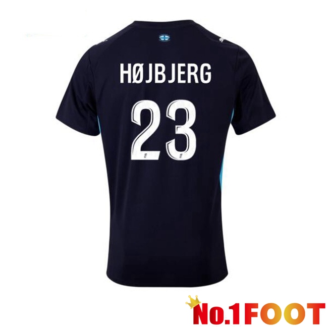 Marseille OM (HØJBJERG 23) Away Soccer Jersey Blue Royal 2025/2026