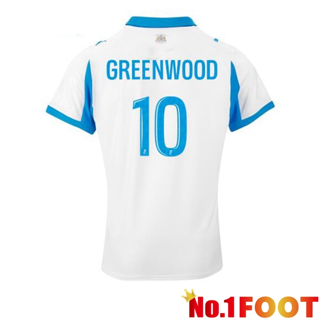 Marseille OM (GREENWOOD 10) Home Soccer Jersey White 2025/2026