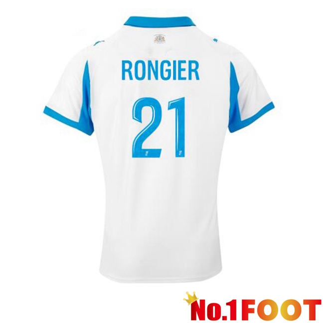 Marseille OM (RONGIER 21) Home Soccer Jersey White 2025/2026