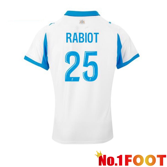 Marseille OM (RABIOT 25) Home Soccer Jersey White 2025/2026