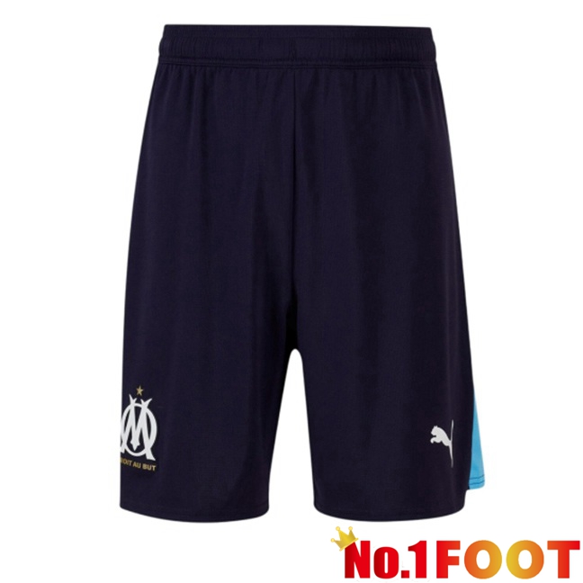 Marseille OM Away Soccer Shorts Blue Royal 2025/2026