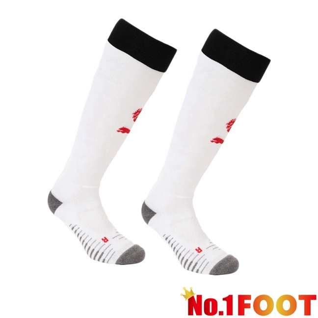 AC Milan Away Soccer Socks White 2025/2026