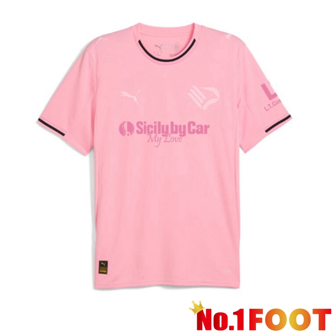 Palerme FC Home Soccer Jersey Pink 2025/2026