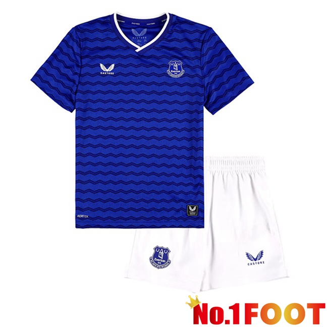 Everton Kids Home Soccer Jersey Blue 2025/2026