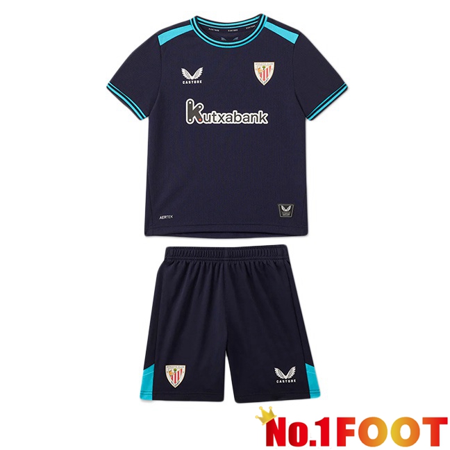 Athletic Club Kids Away Soccer Jersey Blue 2025/2026