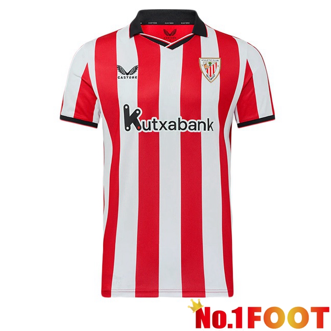 Athletic Club Home Soccer Jersey Red White 2025/2026
