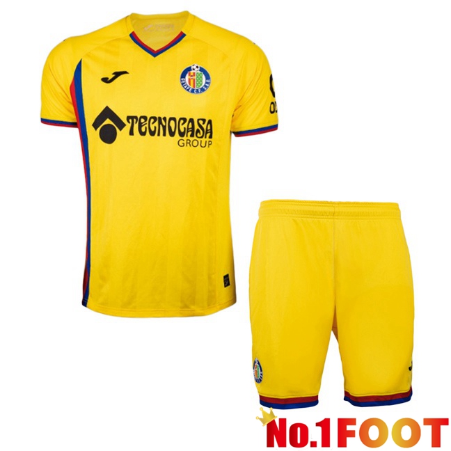 Getafe CF Kids Third Soccer Jersey Yellow 2025/2026