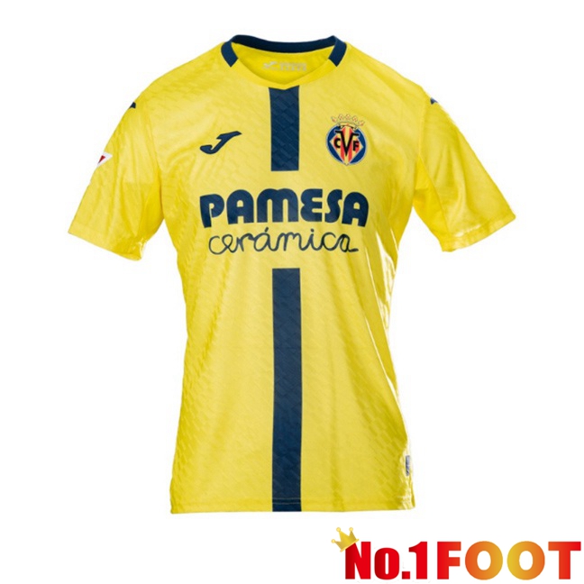 Villarreal Home Soccer Jersey Yellow 2025/2026