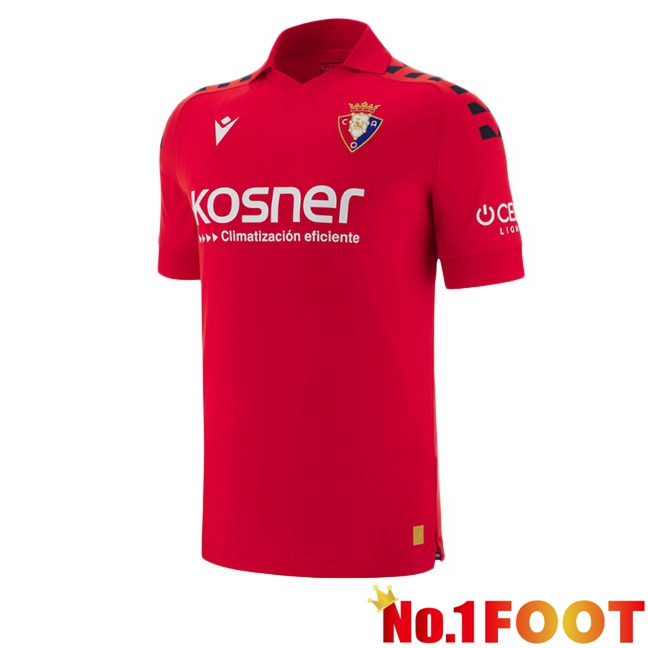 CA Osasuna Home Soccer Jersey Red 2025/2026