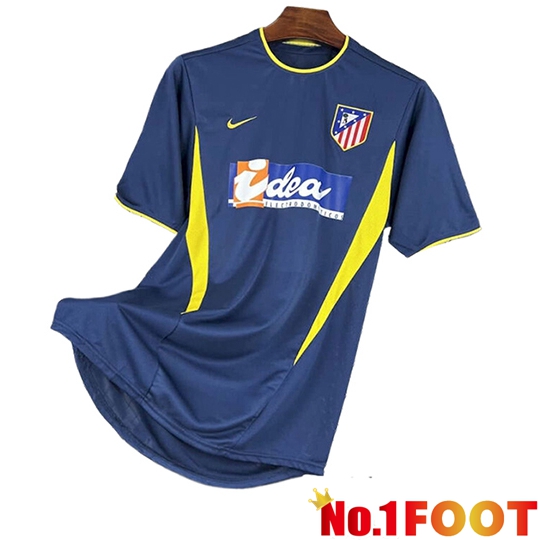Atletico Madrid Retro Away Soccer Jersey 2002 2003