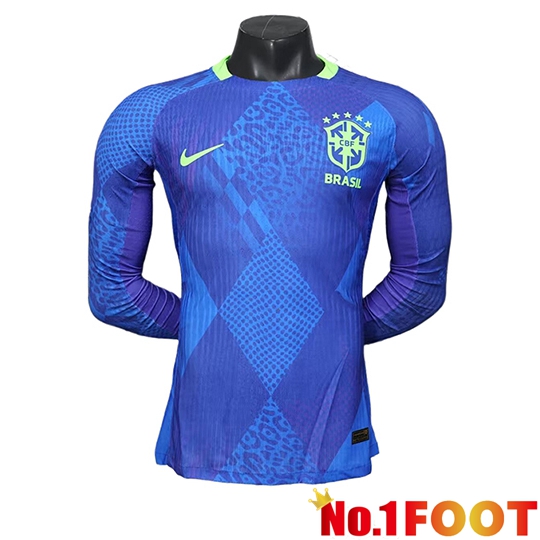 Brazil Away Soccer Jersey Long sleeve 2025 2026
