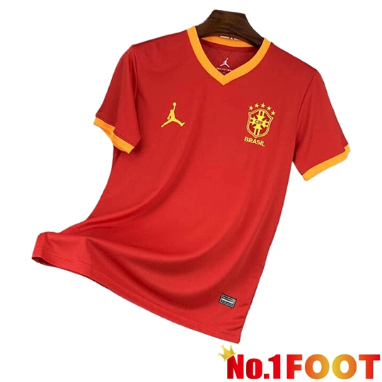 Brazil Jordan Soccer Jersey Special Edition Red 2025 2026