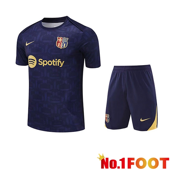 FC Barcelona Kids Training T Shirt Blue Royal 2025 2026