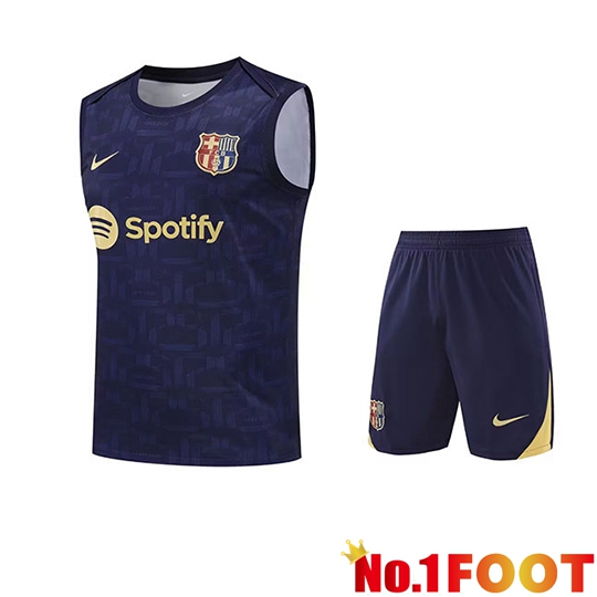 FC Barcelona Kids kit Soccer Vest Blue Royal 2025 2026