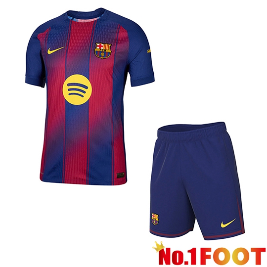 Barcelona Kids Home Soccer Jersey 2025 2026