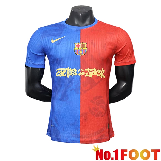 FC Barcelona Soccer Jersey Special Edition Red Blue 2025 2026