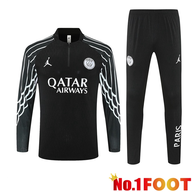 Jordan Paris PSG kit Training Tracksuit Black 2025/2026