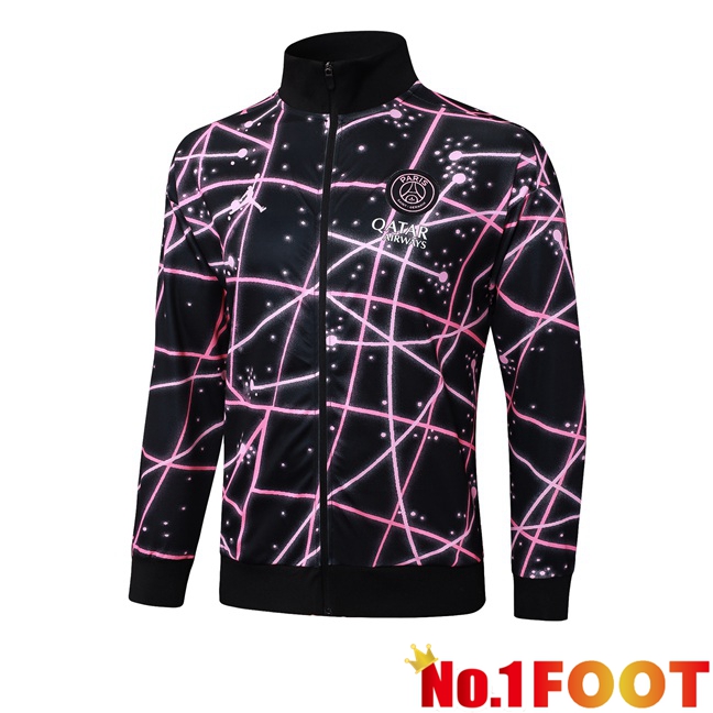 Jordan Paris PSG Training Jacket Black Pink 2025/2026
