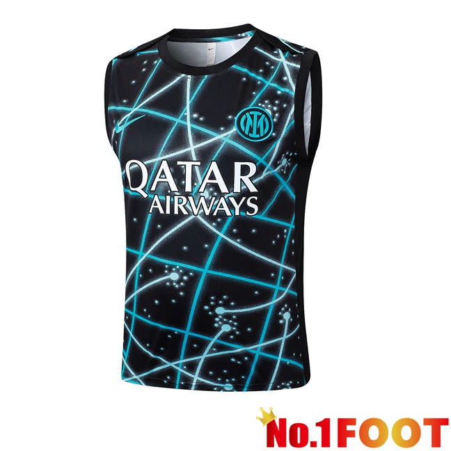 Inter Milan Gilet Soccer Black Blue 2025/2026