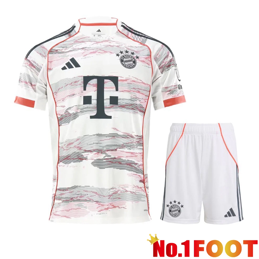 Bayern Munich Away kit Soccer Jersey + Shorts 2025 2026
