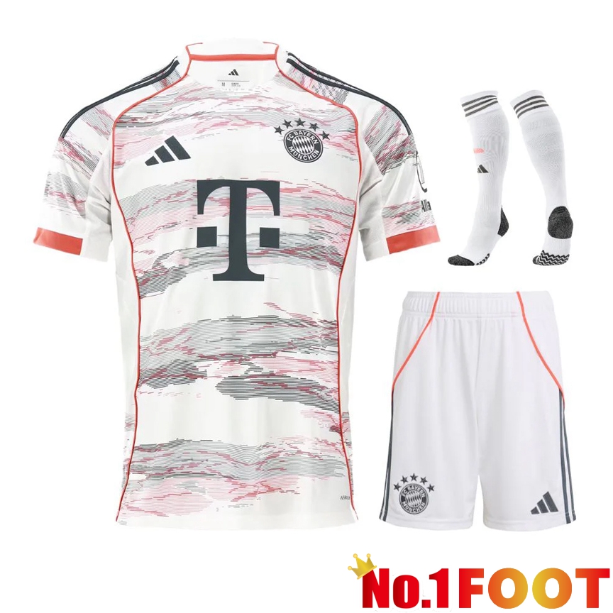 Bayern Munich Away kit Soccer Jersey (Shorts + Socks) 2025 2026