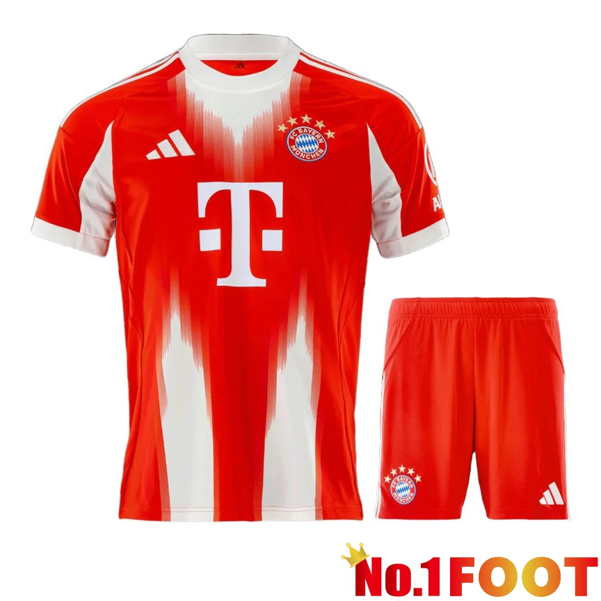 Bayern Munich Home kit Soccer Jersey + Shorts 2025 2026