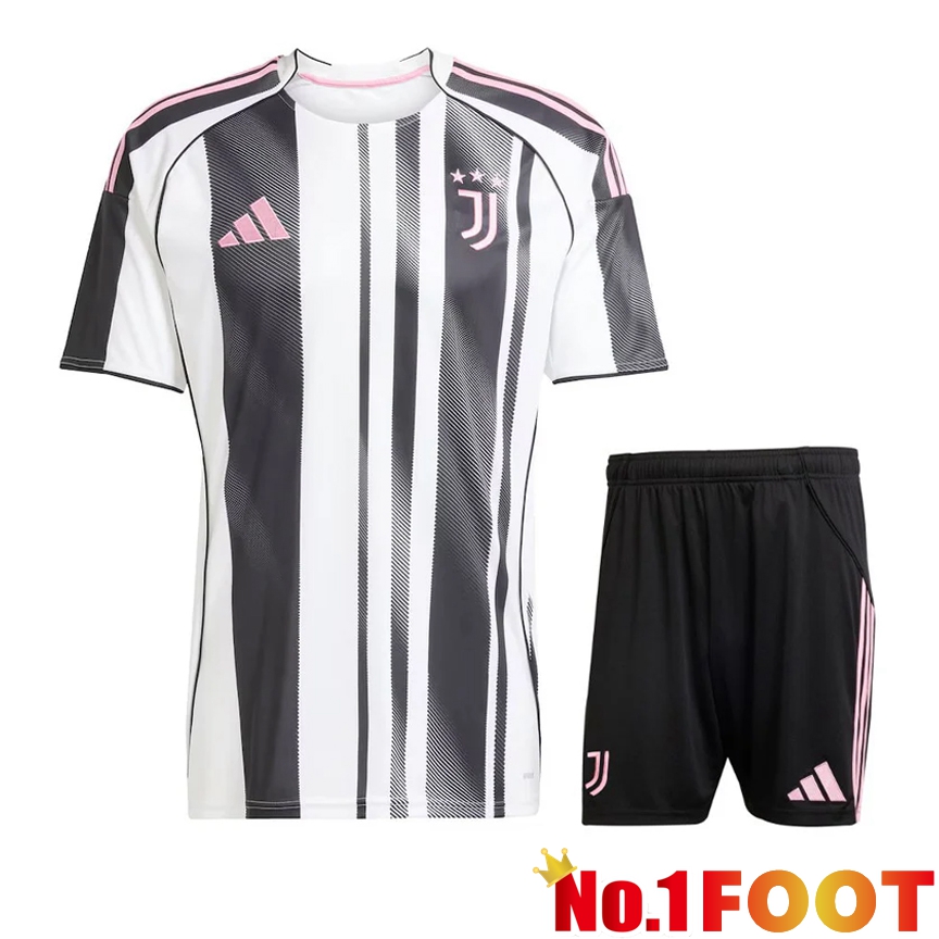 Juventus Home kit Soccer Jersey + Shorts 2025 2026