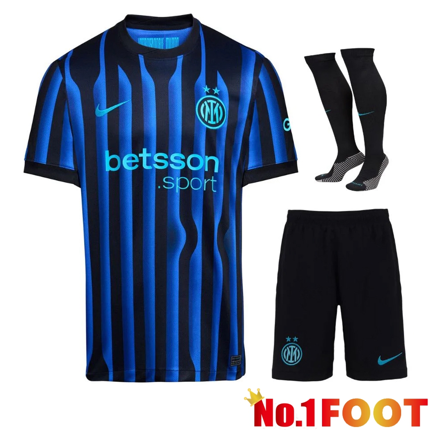 Inter Milan Home kit Soccer Jersey (Shorts + Socks) 2025 2026