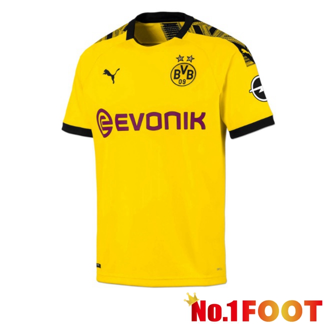 Dortmund BVB Retro Home Soccer Jersey Yellow 2019-2020