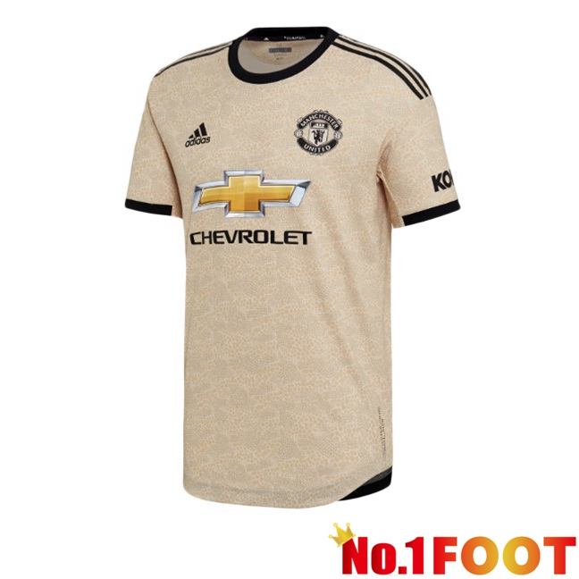 Manchester United Retro Away Soccer Jersey Yellow 2019-2020