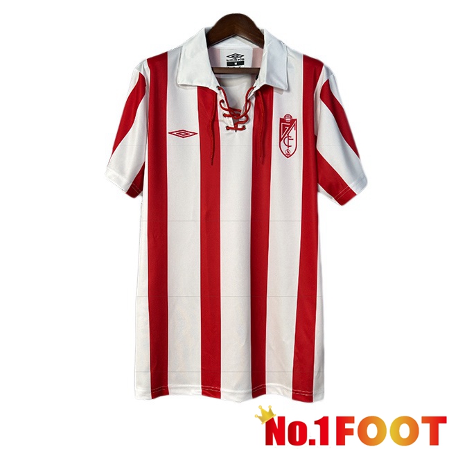 Granada CF Retro Home Soccer Jersey White Red 2005-2006