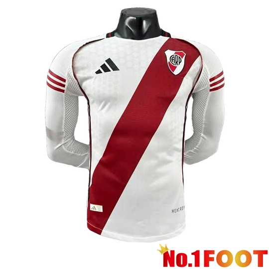 River Plate Home Soccer Jersey Long sleeve 2025/2026