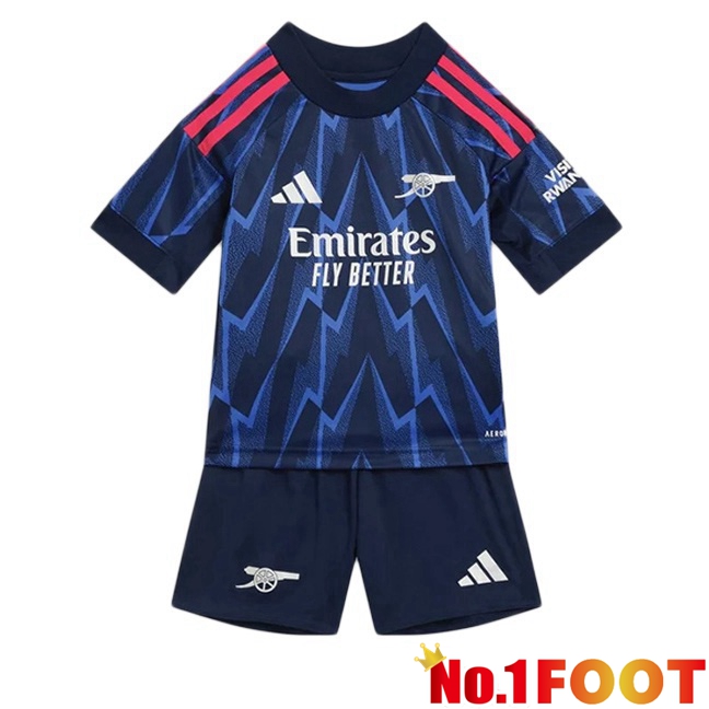 Arsenal Kids Away Soccer Jersey Blue Royal 2025/2026