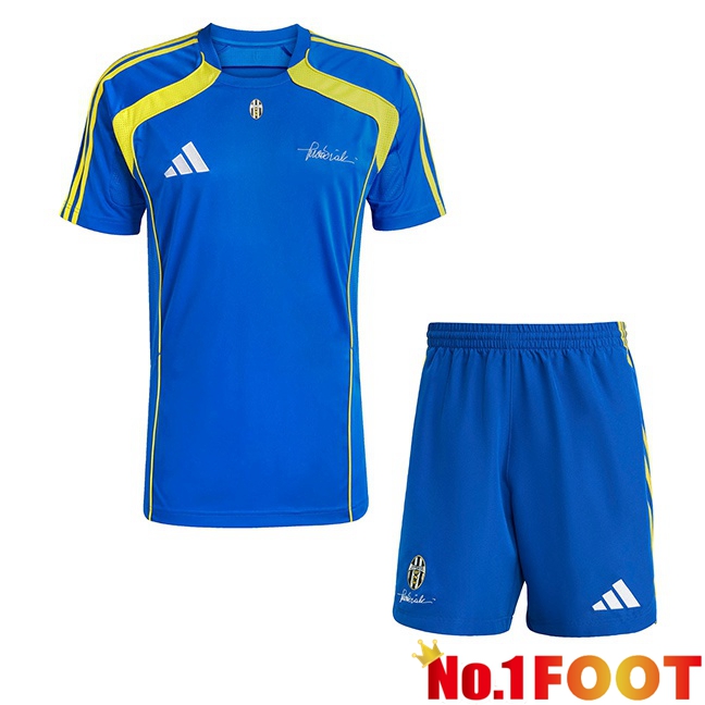 Juventus Kids VIALLI Soccer Jersey Special Edition Blue 2025/2026
