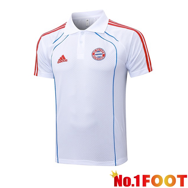 Bayern Munich Soccer Polo White 2025/2026