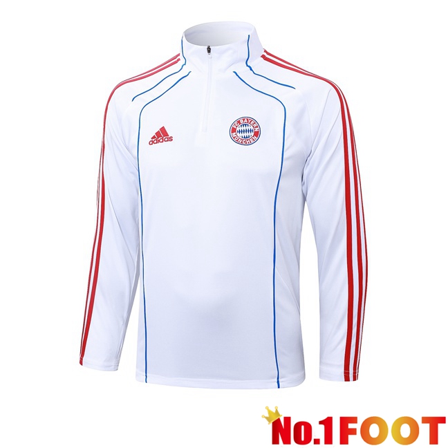 Bayern Munich Training Sweatshirt White 2025/2026