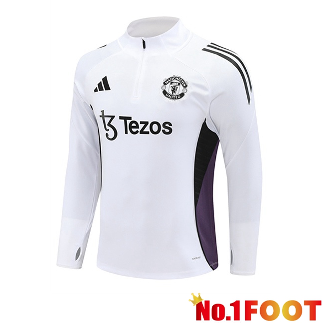 Manchester United Training Sweatshirt White 2025/2026