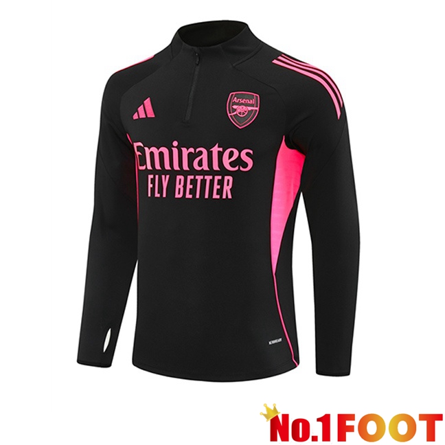 Arsenal Training Sweatshirt Black 2025/2026