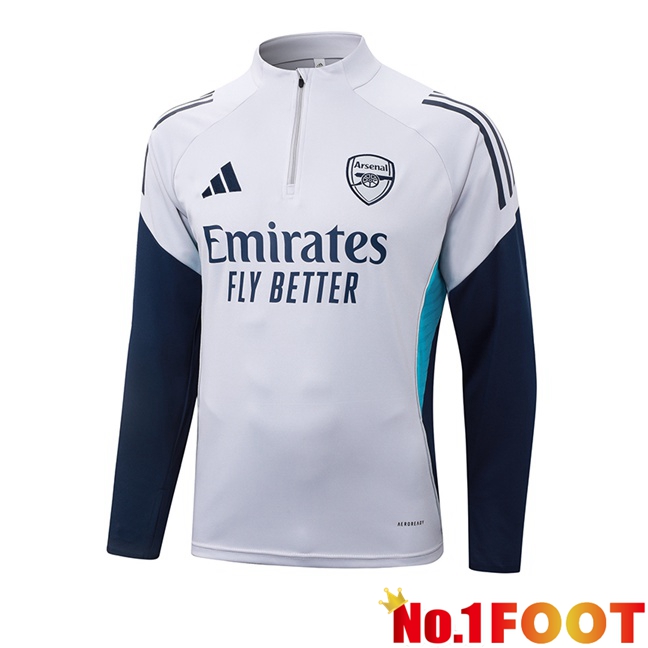 Arsenal Training Sweatshirt White 2025/2026