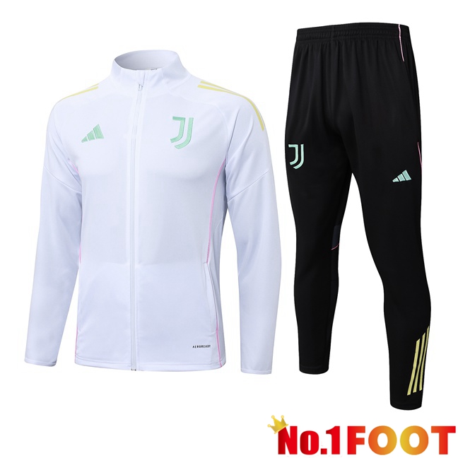 Juventus kit Training Tracksuit Jacket White 2025/2026