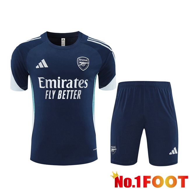 Arsenal kit Training T Shirt + Shorts Blue Royal 2025/2026