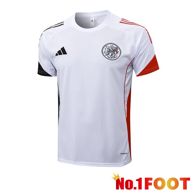 AFC Ajax Training T Shirt White 2025/2026