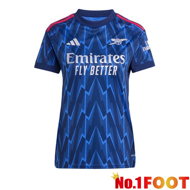 Arsenal Women Away Soccer Jersey Blue Royal 2025/2026