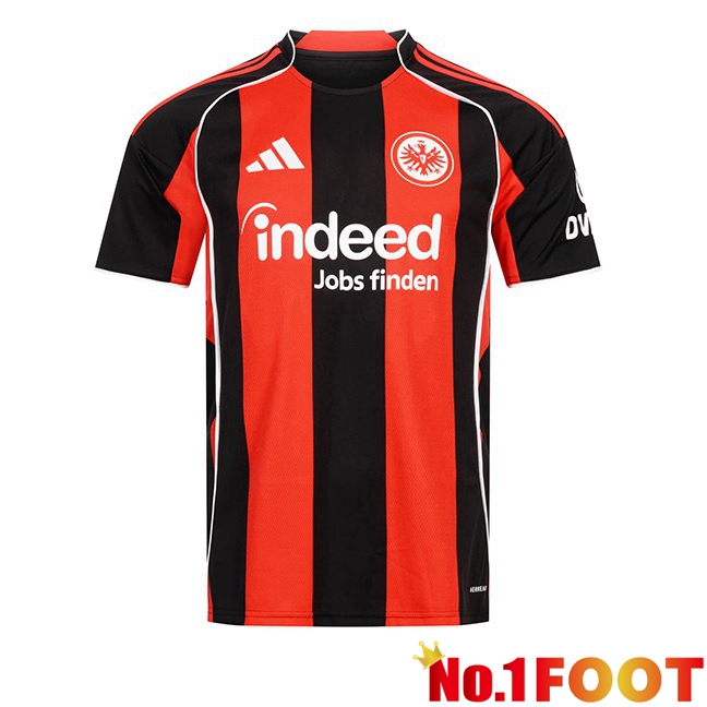 Eintracht Frankfurt Home Soccer Jersey White Red 2025/2026