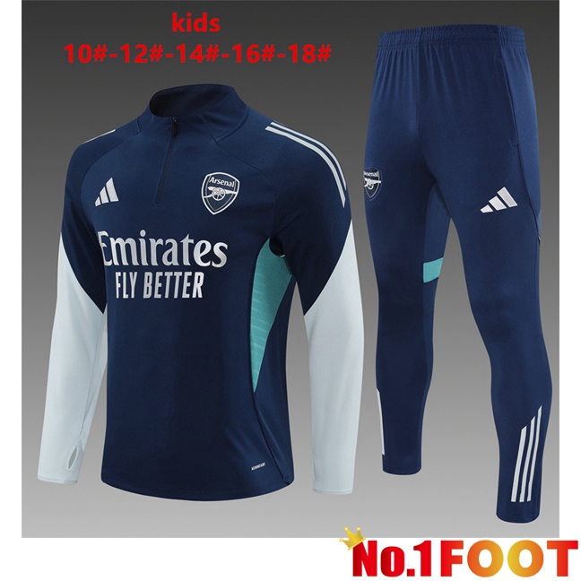 Arsenal Kids kit Training Tracksuit Blue Royal 2025/2026