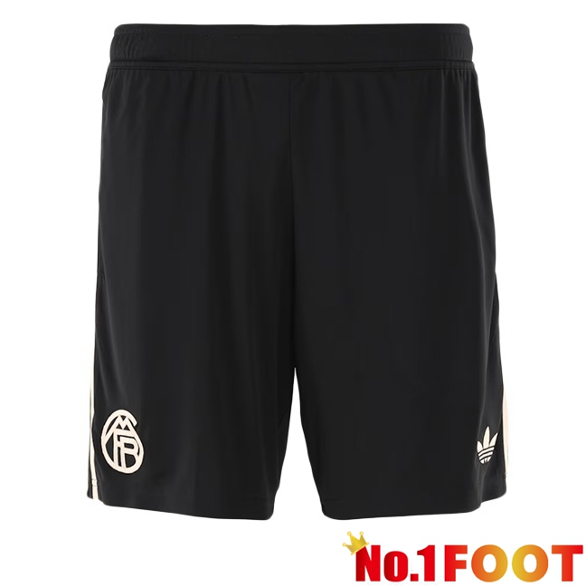 Bayern Munich Third Soccer Shorts Black 2025/2026